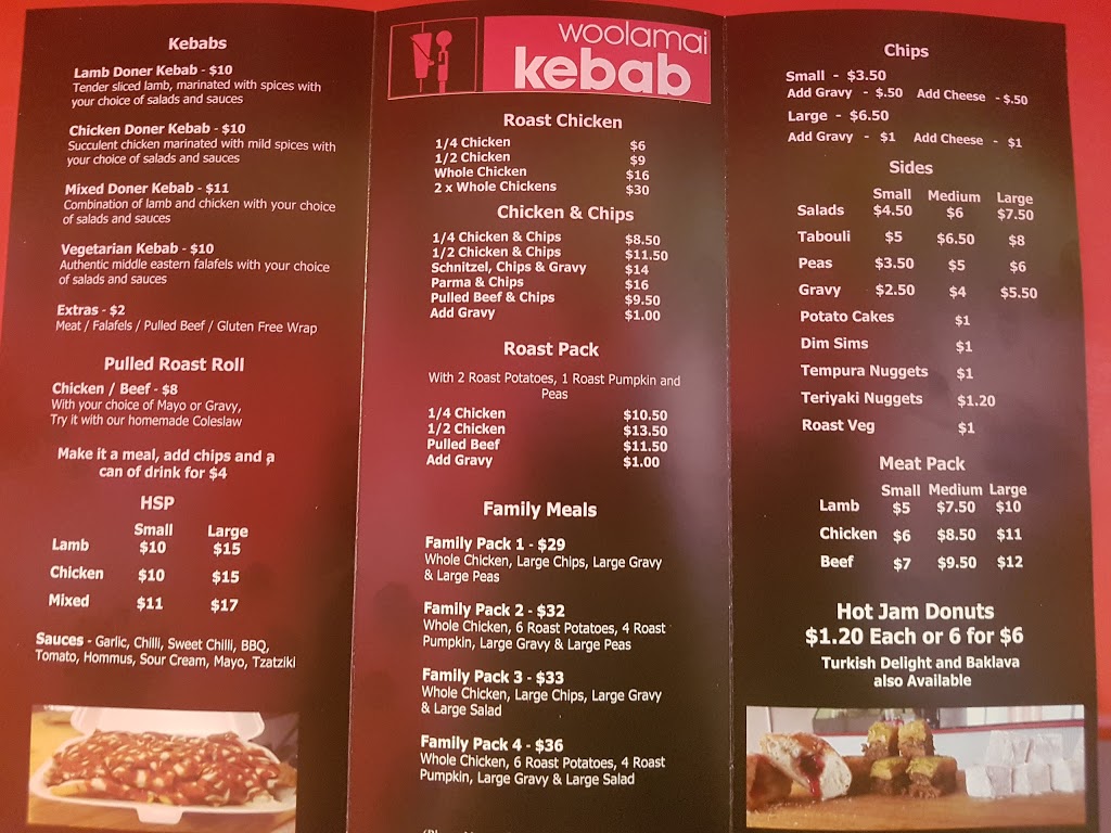 Woolamai Kebab | restaurant | shop 6 18/13 Vista Pl, Cape Woolamai VIC 3925, Australia | 0359566603 OR +61 3 5956 6603