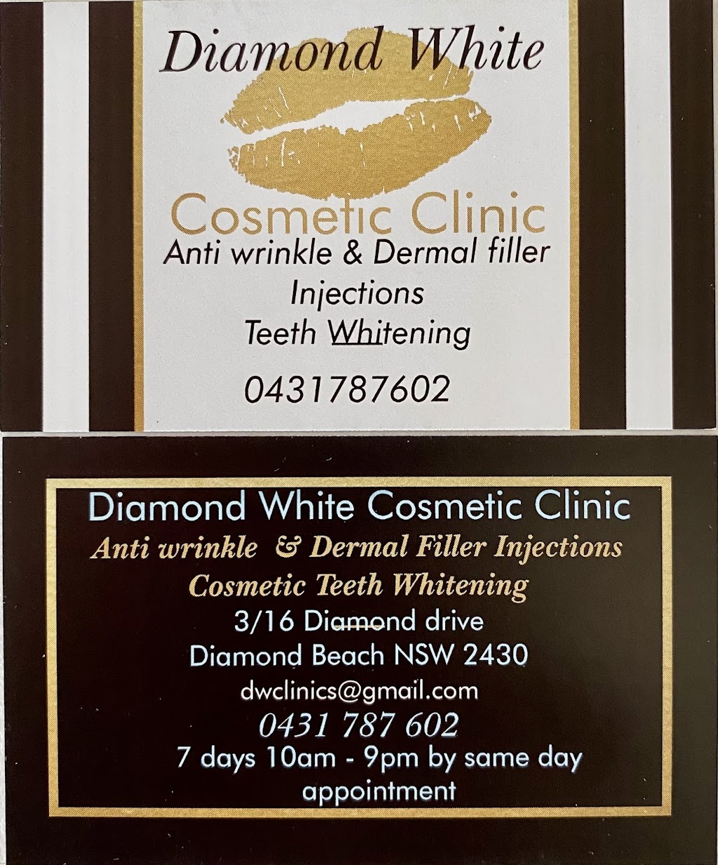 Diamond White Cosmetic Clinic | health | Shop 3/16 Diamond Dr, Diamond Beach NSW 2430, Australia | 0431787602 OR +61 431 787 602