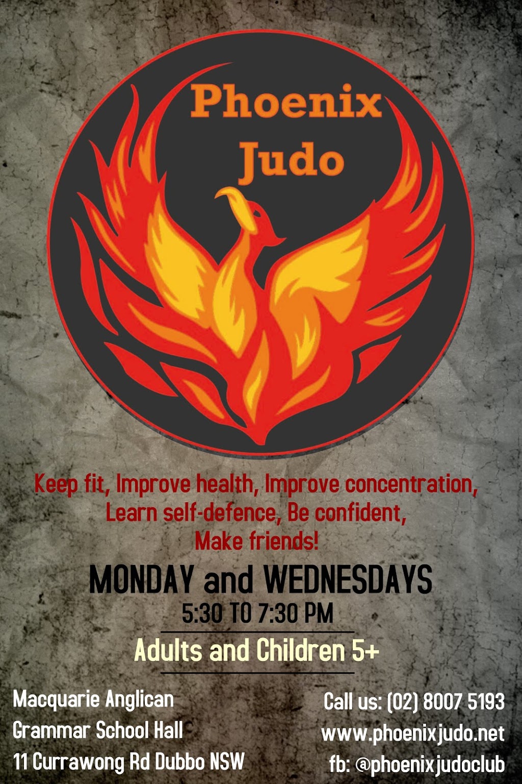 Phoenix Judo Club | health | 11 Currawong Rd, Dubbo NSW 2830, Australia | 0280075193 OR +61 2 8007 5193
