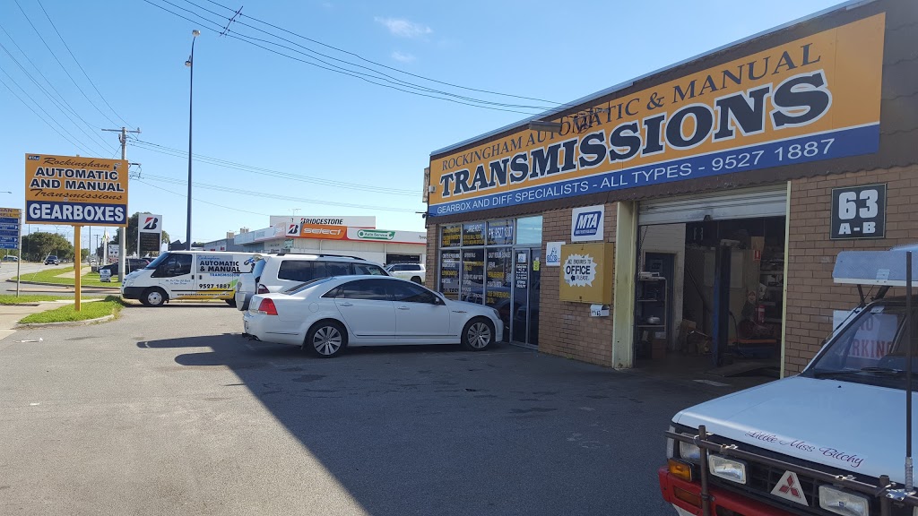 Rockingham Automatic & Manual Transmissions | car repair | 1/63 Dixon Rd, Rockingham WA 6168, Australia | 0895271887 OR +61 8 9527 1887