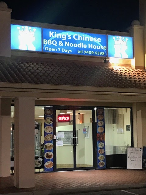 Kings Chinese BBQ & Noodles House | restaurant | unit 2/981 Wanneroo Rd, Wanneroo WA 6065, Australia | 0894096398 OR +61 8 9409 6398