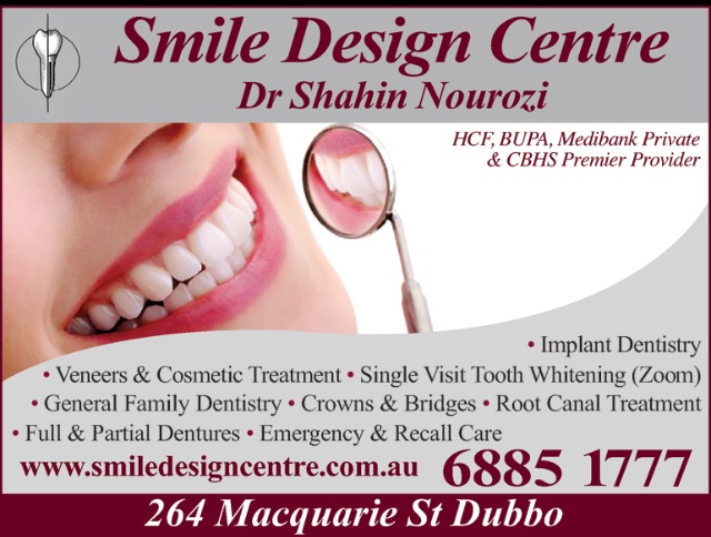 Smile Design Centre | dentist | 264 Macquarie St, Dubbo NSW 2830, Australia | 0268851777 OR +61 2 6885 1777