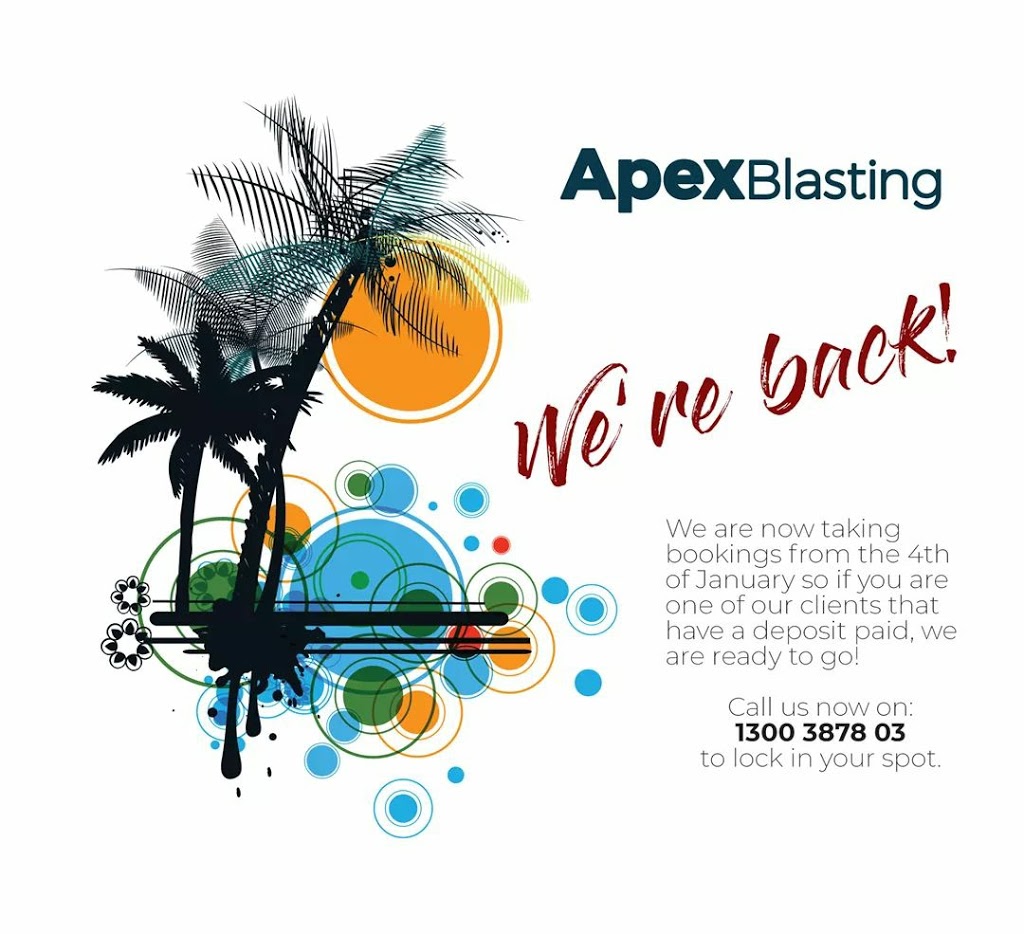 Apex Blasting Pty Ltd |  | 41a Veronica St, Warilla NSW 2528, Australia | 1300387803 OR +61 1300 387 803