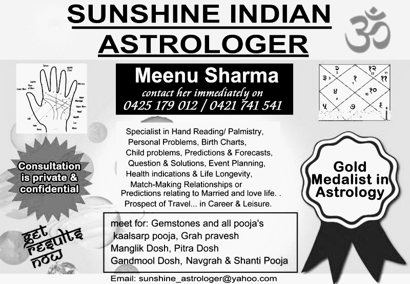 SUNSHINE INDIAN ASTROLOGER | 31 Duce St, Cranbourne East VIC 3977, Australia | Phone: 0425 179 012