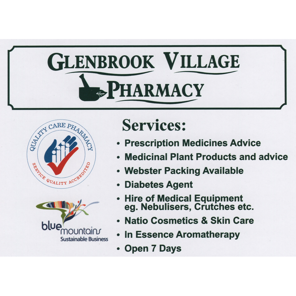 Glenbrook Village Pharmacy | pharmacy | 33A Park St, Glenbrook NSW 2773, Australia | 0247391345 OR +61 2 4739 1345