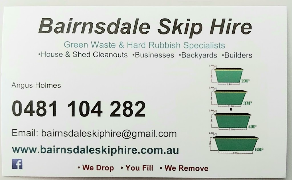 Bairnsdale Skip Hire | 63 Drevermann St, Bairnsdale VIC 3875, Australia | Phone: 0481 104 282