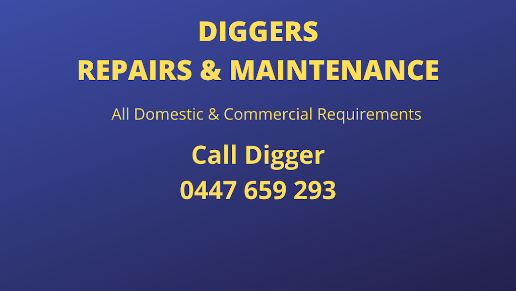 Diggers Repairs & Maintenance | general contractor | 98/106 Harrison Rd, Cedar Vale QLD 4285, Australia | 0447659293 OR +61 447 659 293