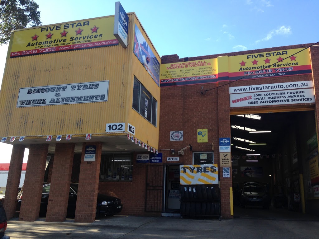 Five Star Automotive Services | car repair | 102 Denison St, Hillsdale NSW 2036, Australia | 0293167306 OR +61 2 9316 7306