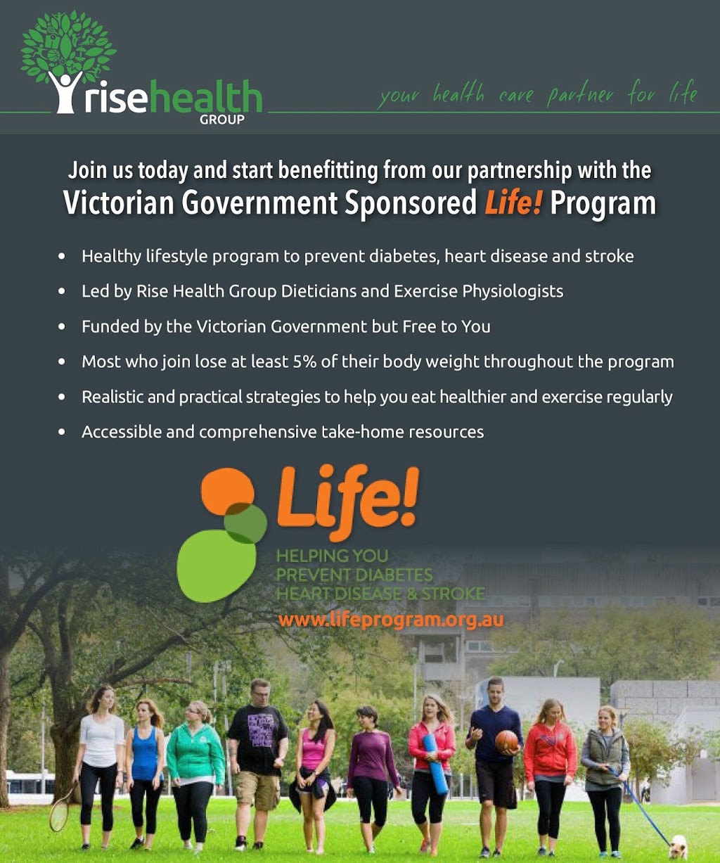 Rise Health Group | physiotherapist | 96 Kelletts Rd, Rowville VIC 3178, Australia | 0397639233 OR +61 3 9763 9233
