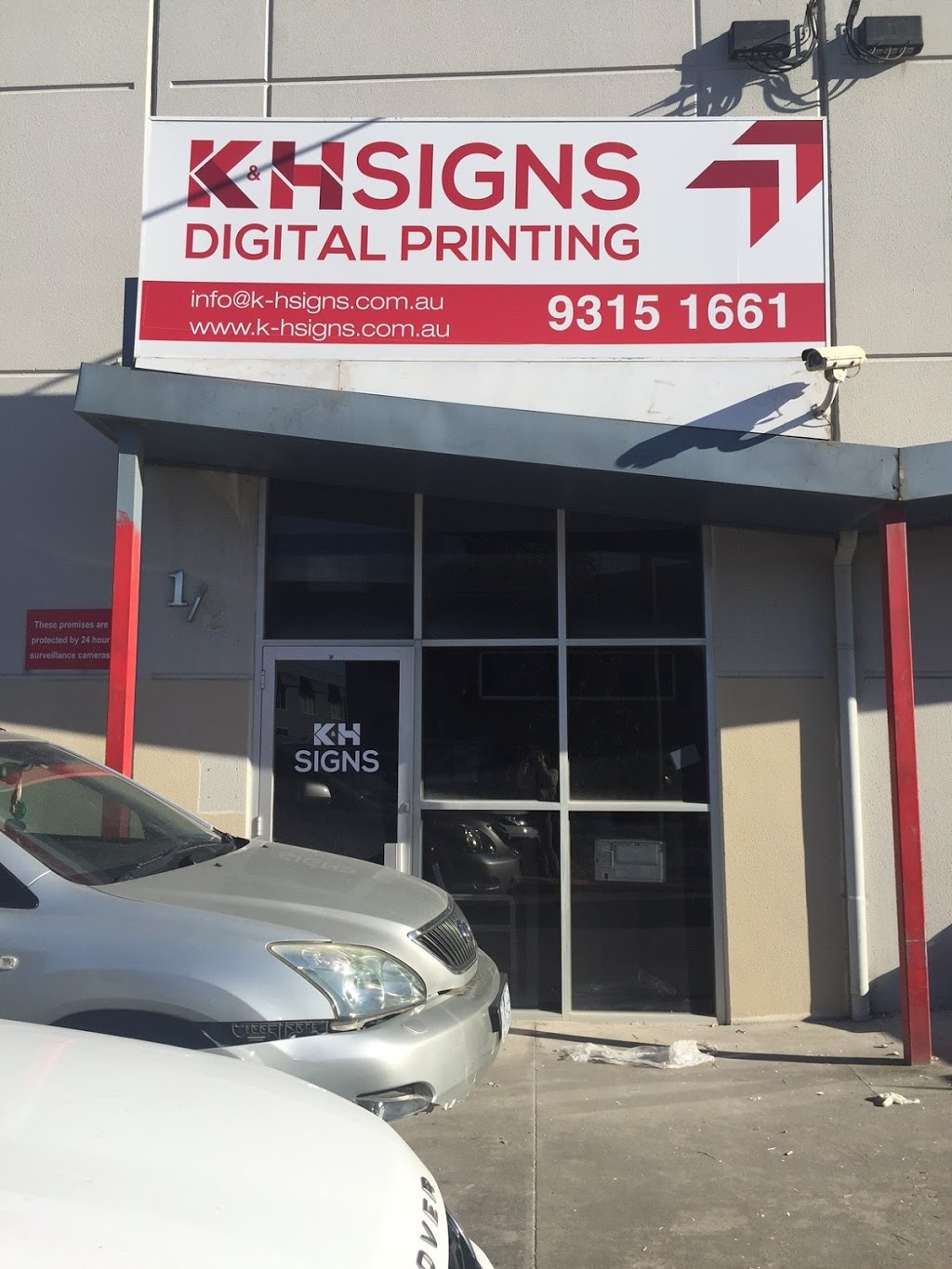 K&H Sign Printing Commercial | 3/1A Sara Grove, Tottenham VIC 3012, Australia | Phone: (03) 9315 1661