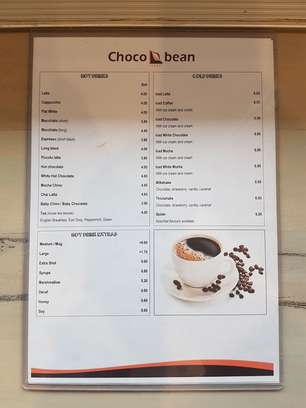 Choco Bean Cafe | cafe | 1312 High St Rd, Wantirna South VIC 3152, Australia | 0458962022 OR +61 458 962 022