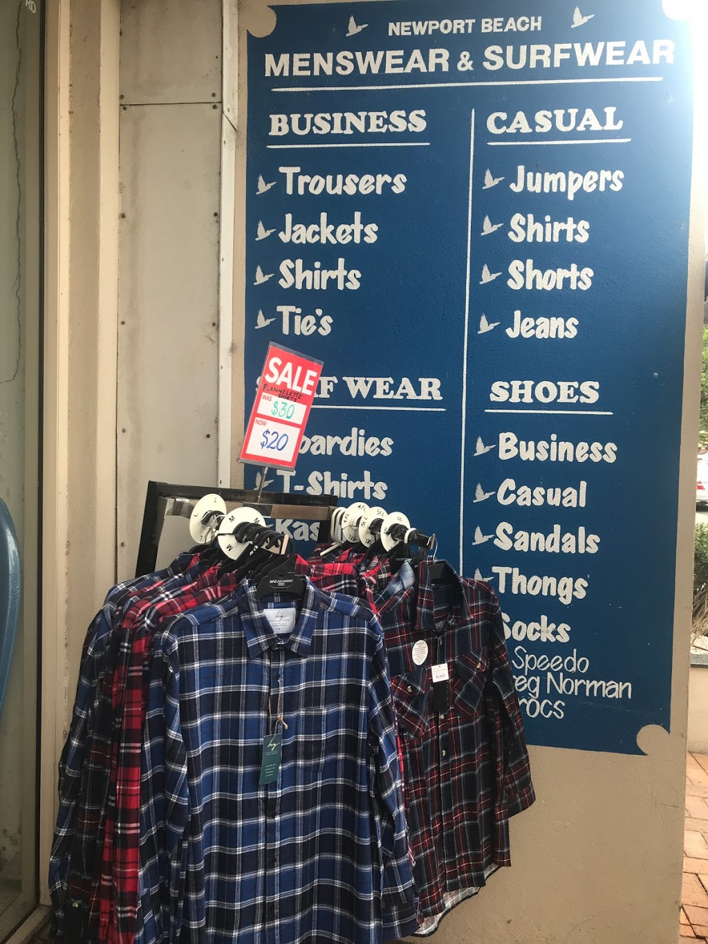 Newport Beach Menswear & Surfwear | clothing store | 367 Barrenjoey Rd, Newport NSW 2106, Australia | 0299991896 OR +61 2 9999 1896