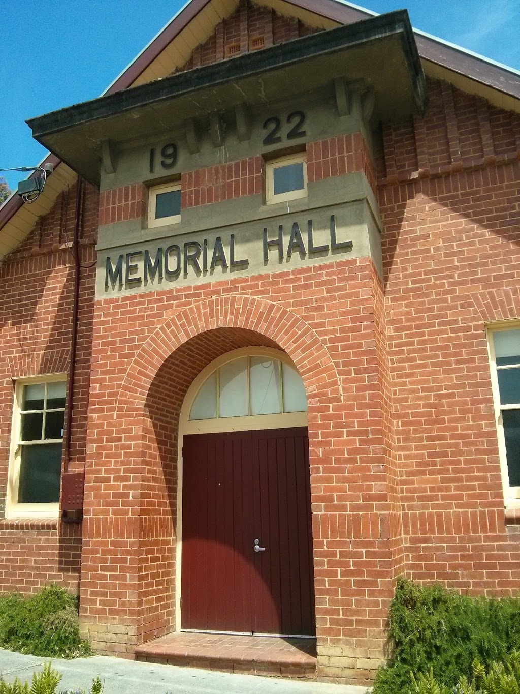 Templestowe Memorial Hall | 9 Anderson St, Templestowe VIC 3106, Australia