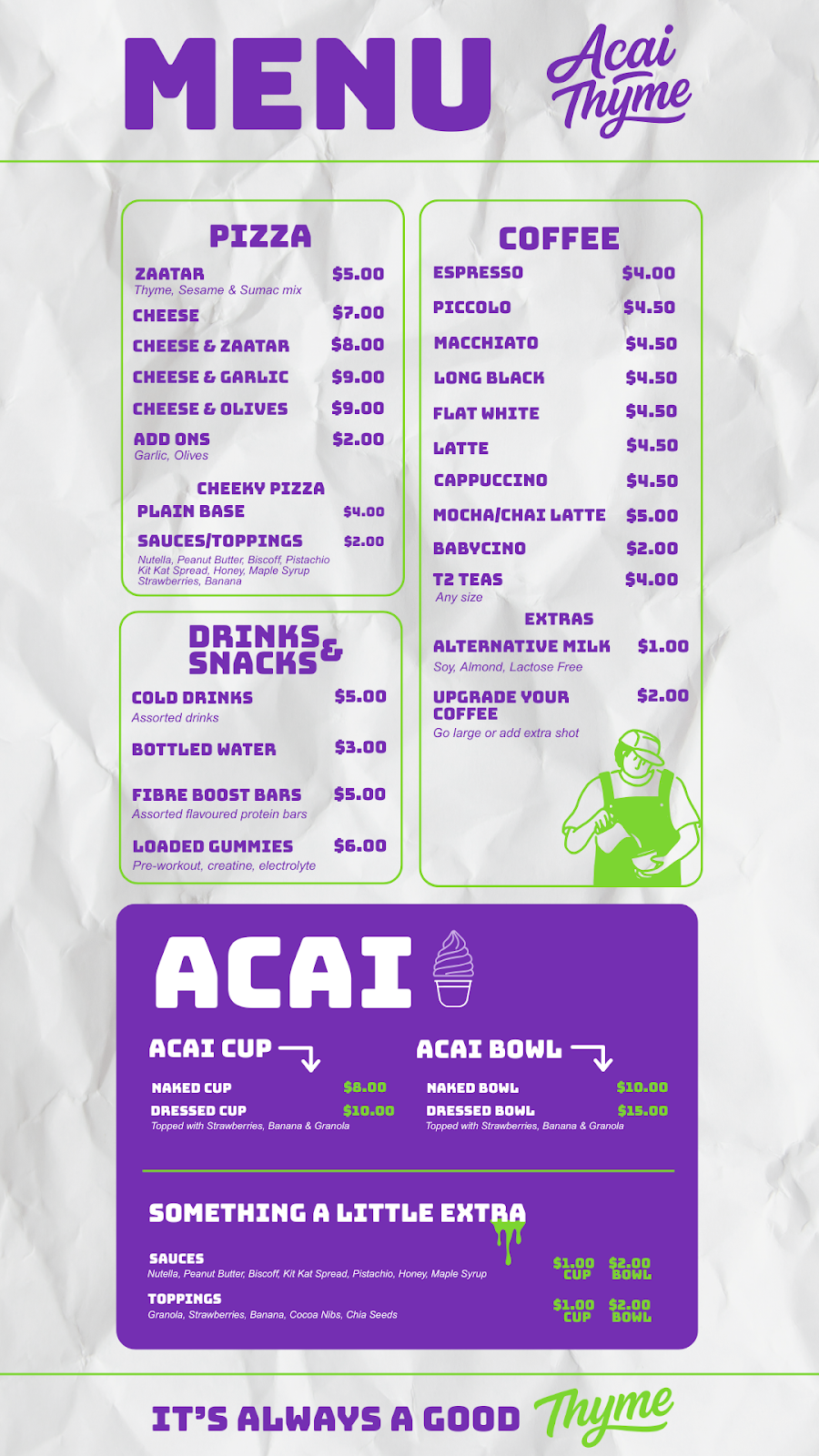 Acai Thyme | 2755 Booral Rd, Booral NSW 2425, Australia | Phone: 0460 656 656