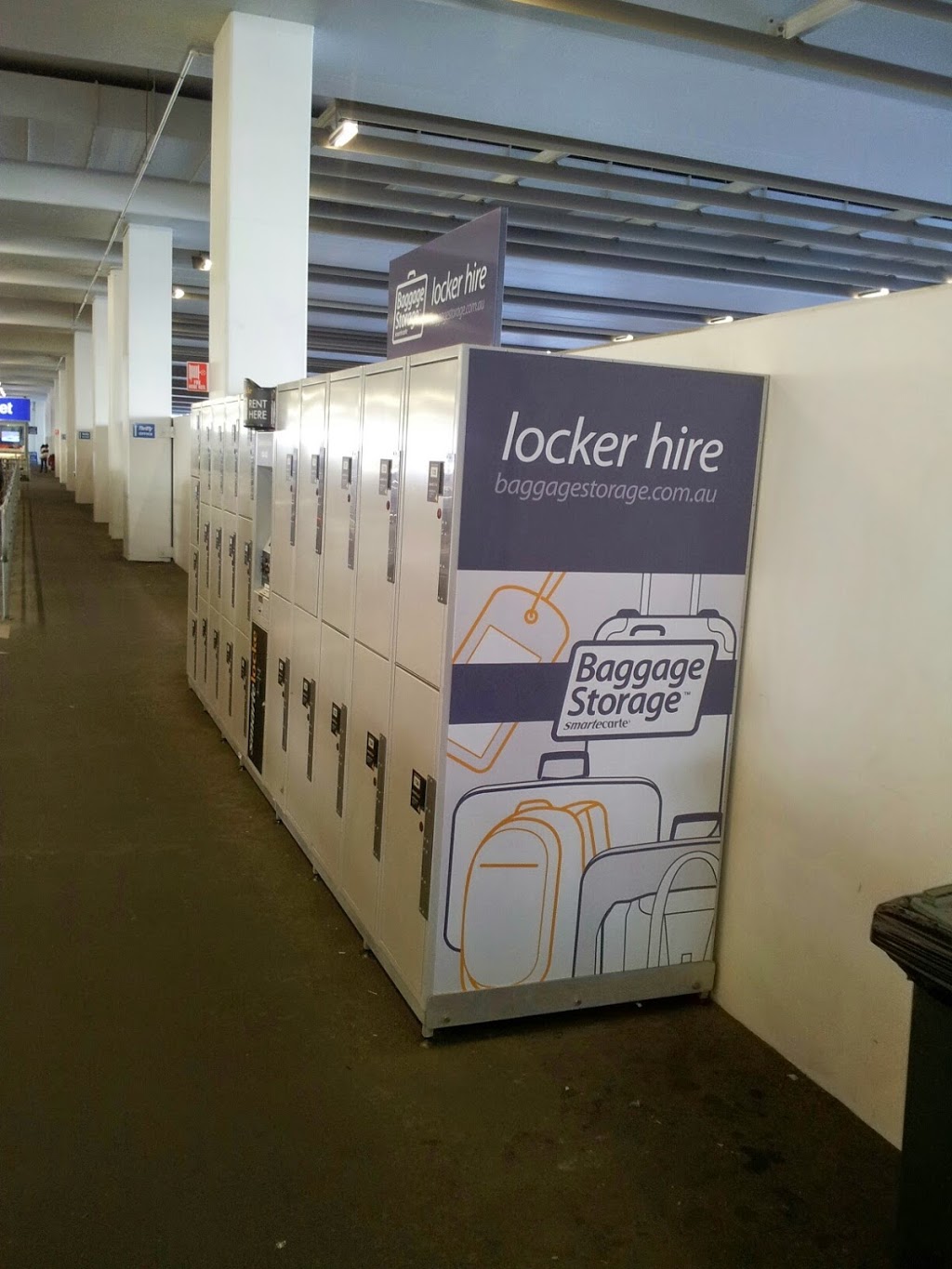 Baggage Storage Lockers by Smarte Carte, Adelaide Airport | 1 James Schofield Dr, Adelaide Airport SA 5950, Australia | Phone: (07) 3860 6235