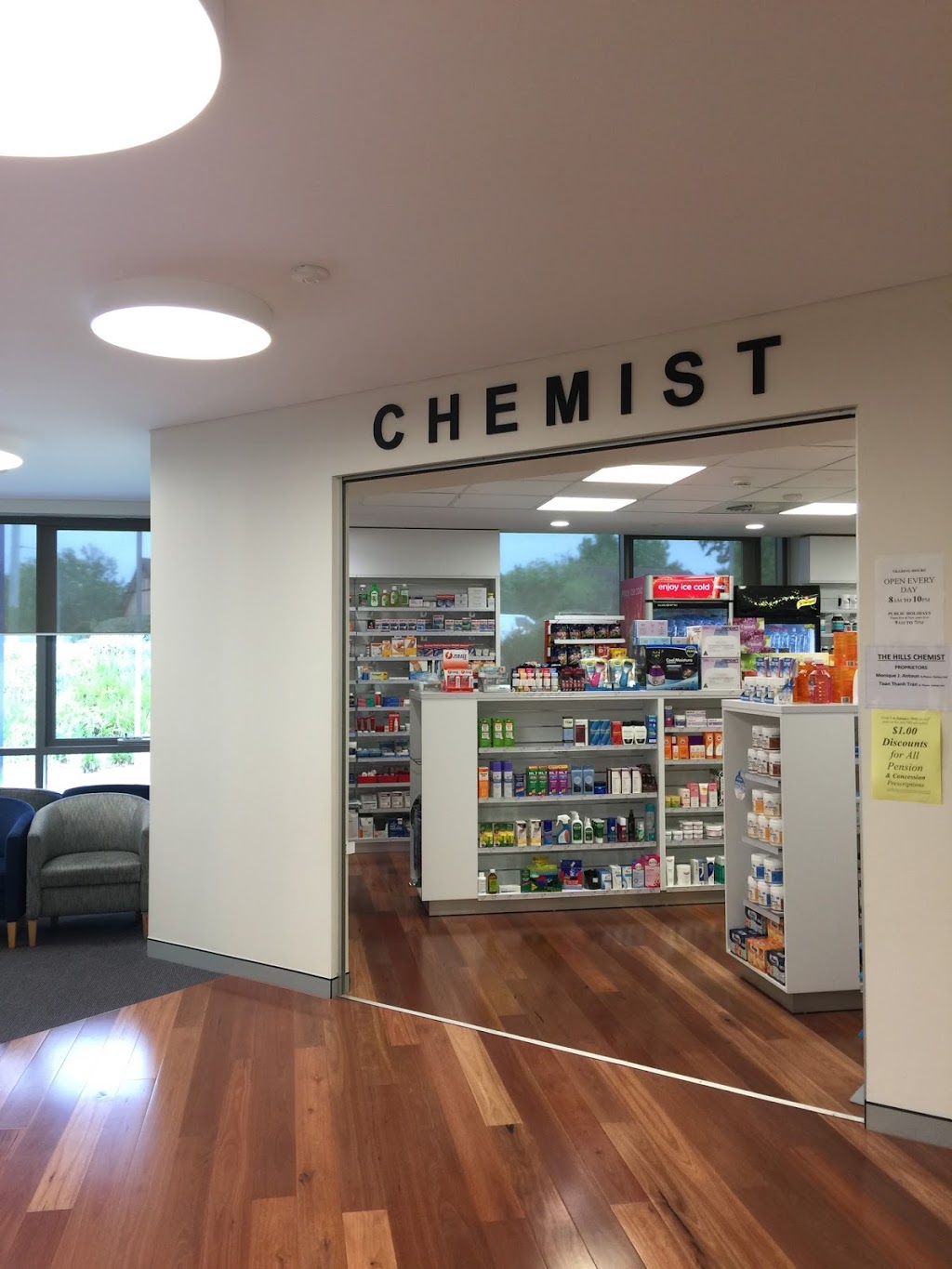 The Hills Chemist | pharmacy | Level 2/3 Columbia Ct, Baulkham Hills NSW 2153, Australia | 0298945141 OR +61 2 9894 5141