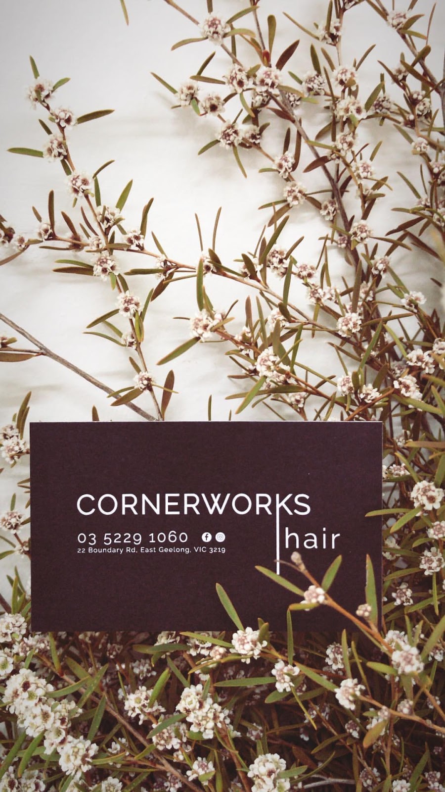 Cornerworks Hair | hair care | 22 Boundary Rd, East Geelong VIC 3219, Australia | 0352291060 OR +61 3 5229 1060