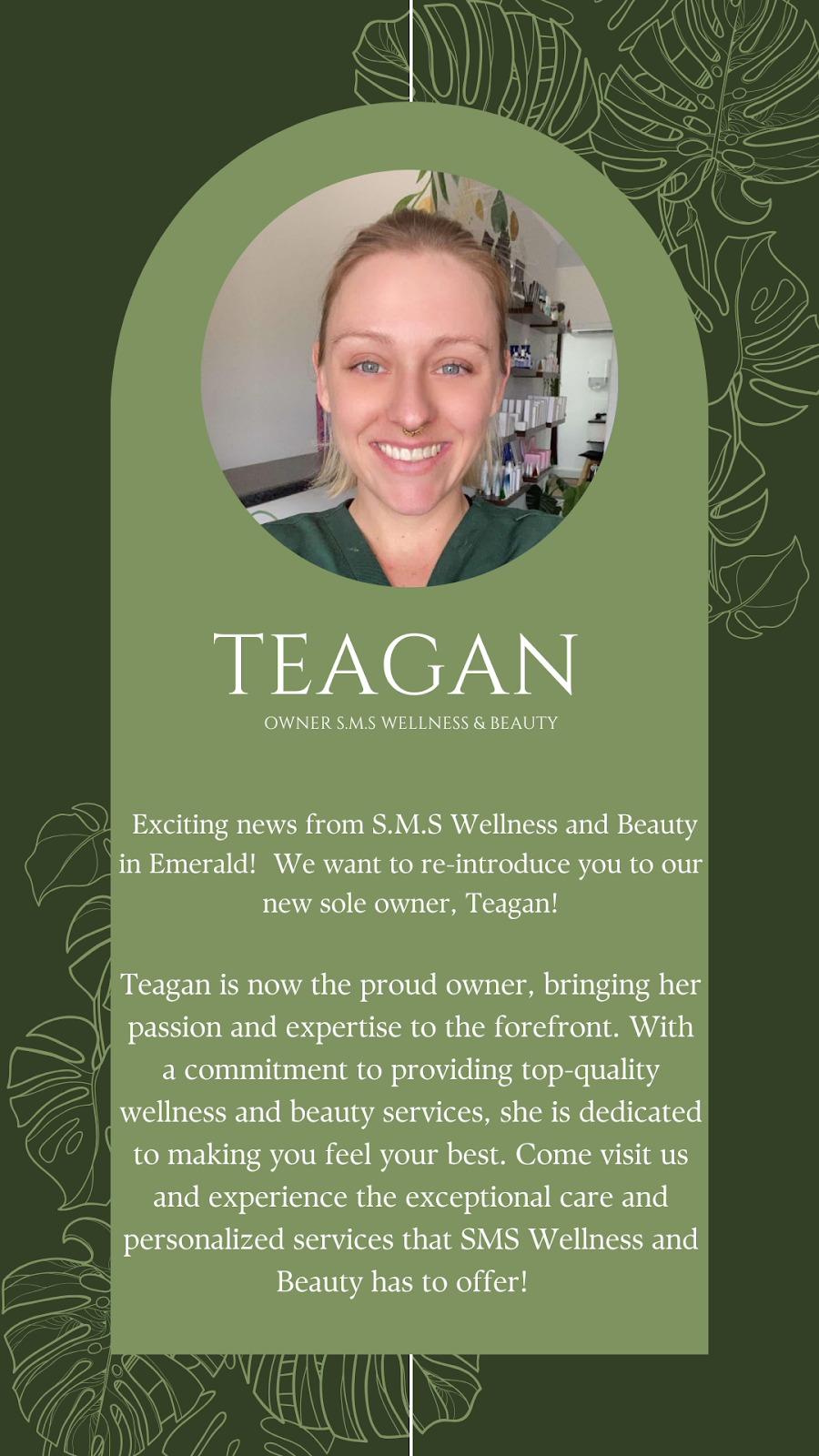 S.M.S Wellness and Beauty | Shop 6/10 Mayfair Dr, Emerald QLD 4720, Australia | Phone: 0439 235 674