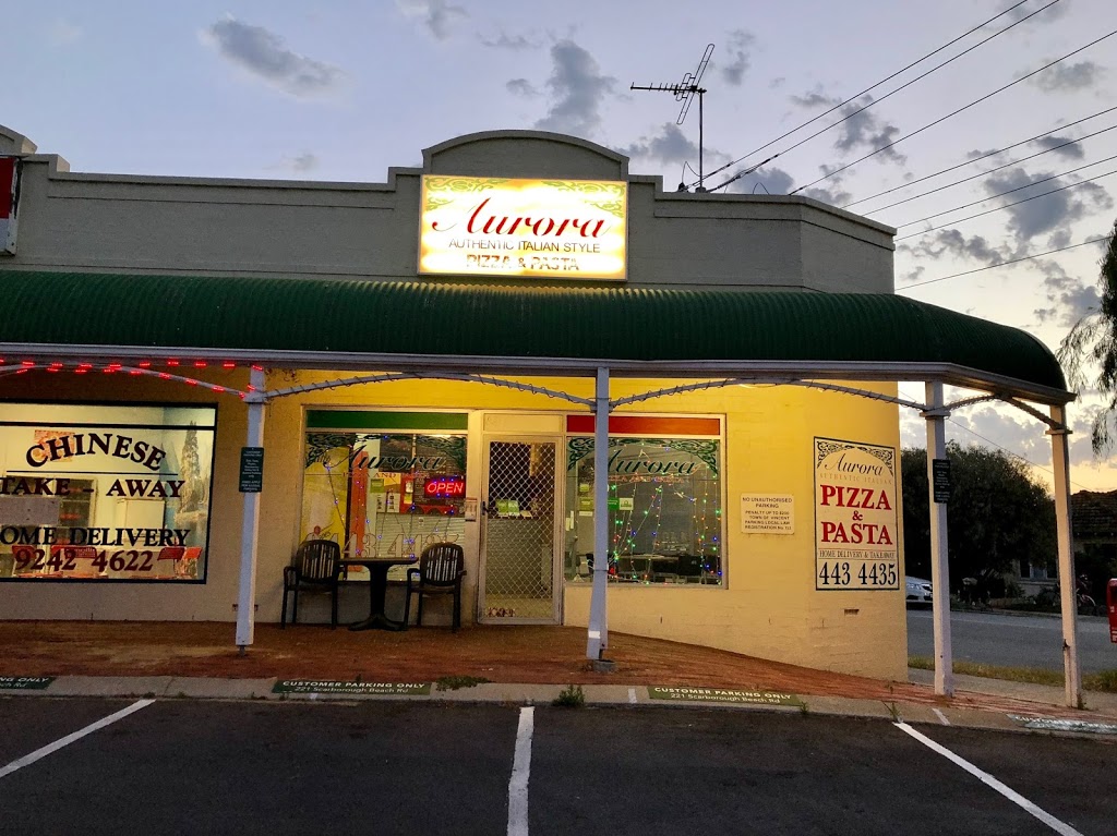 Aurora Pizza and Pasta | restaurant | 221 Scarborough Beach Rd, Mount Hawthorn WA 6016, Australia | 0894434435 OR +61 8 9443 4435