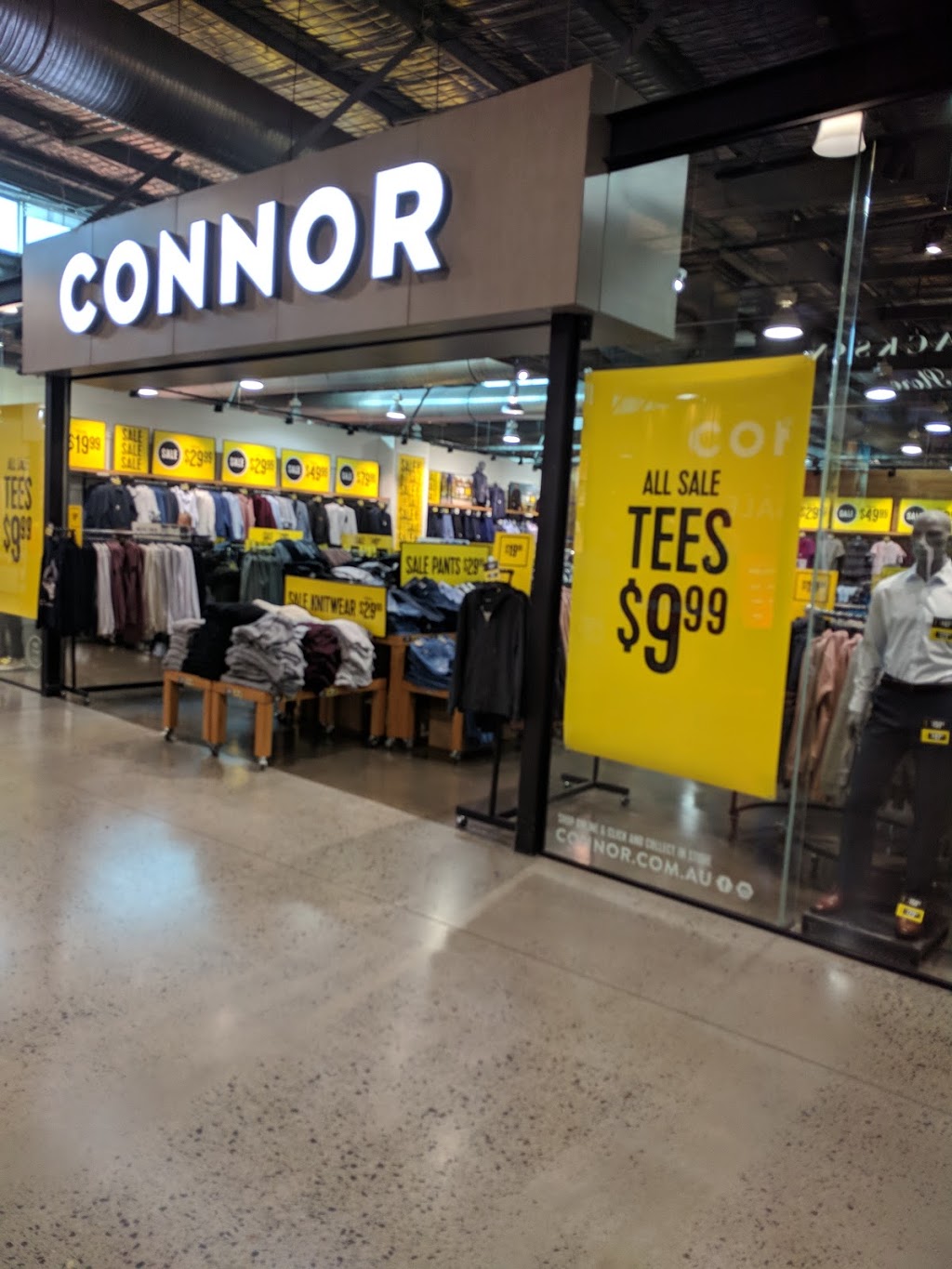 Connor | clothing store | DFO Essendon, 100 Bulla Rd, Essendon Fields VIC 3041, Australia | 0393743640 OR +61 3 9374 3640