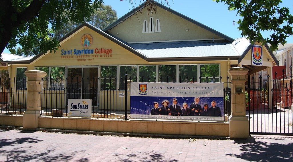 Saint Spyridon College | school | 52 Oxford Terrace, Unley SA 5061, Australia | 0882721655 OR +61 8 8272 1655