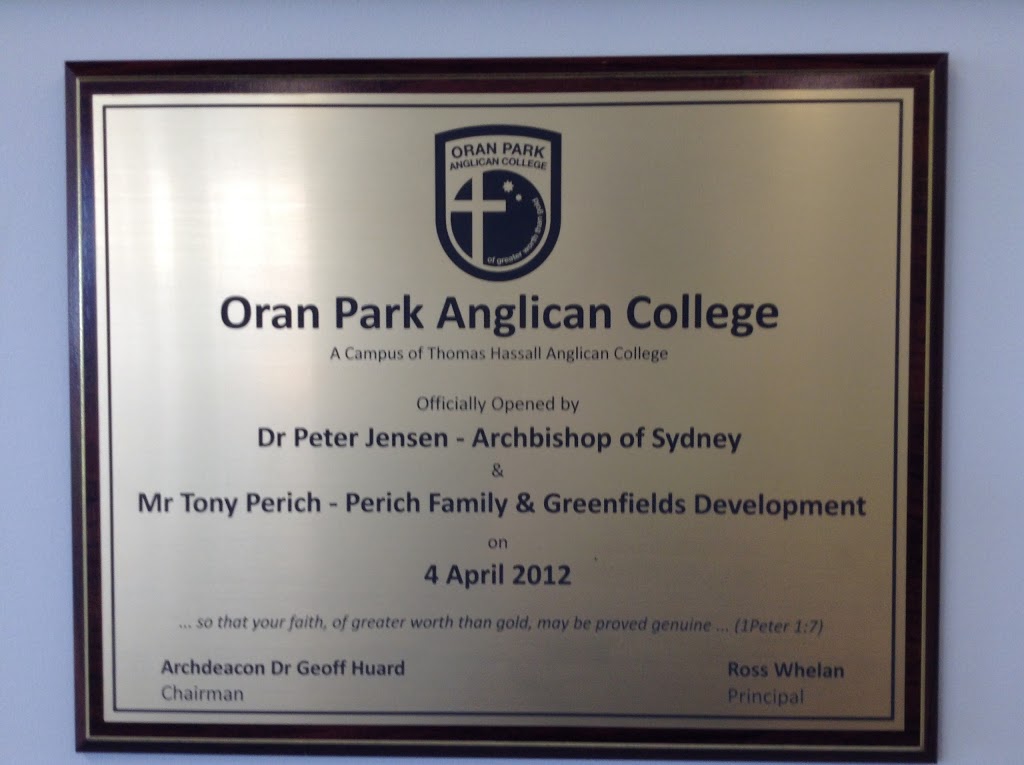 Oran Park Anglican College | 60 Central Ave, Oran Park NSW 2570, Australia | Phone: (02) 4604 0000