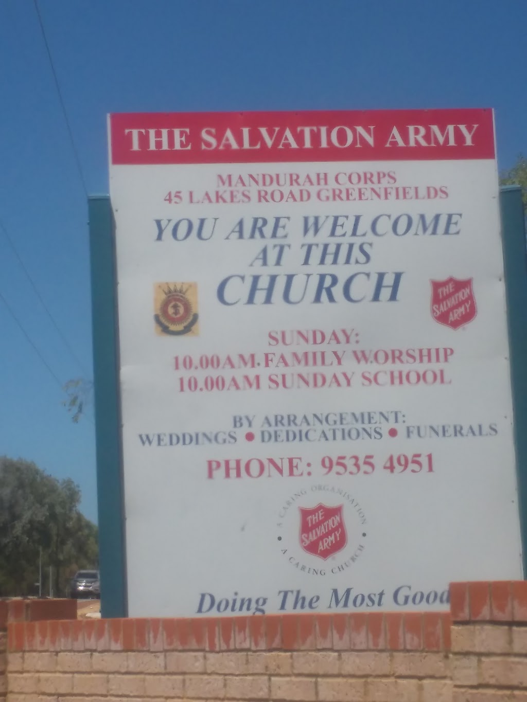 The Salvation Army Mandurah Corps | church | 45 Lakes Rd, Mandurah WA 6210, Australia | 0895354951 OR +61 8 9535 4951