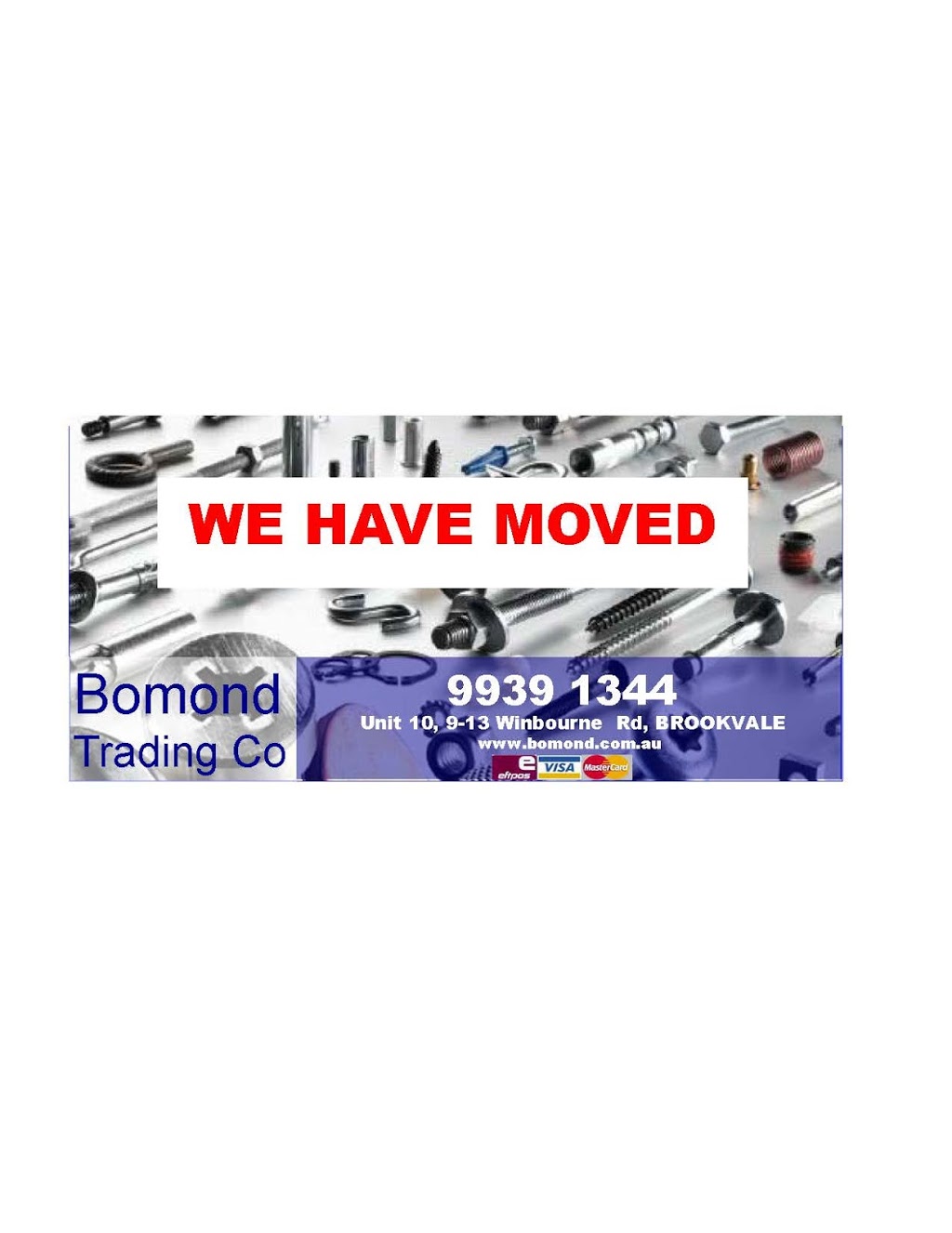 Bomond Trading Co | Unit 10B/9-13 Winbourne Rd, Brookvale NSW 2100, Australia | Phone: (02) 9939 1344