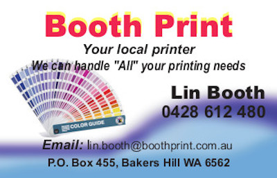 Booth Print | 12b St George St, Bakers Hill WA 6562, Australia | Phone: 0428 612 480