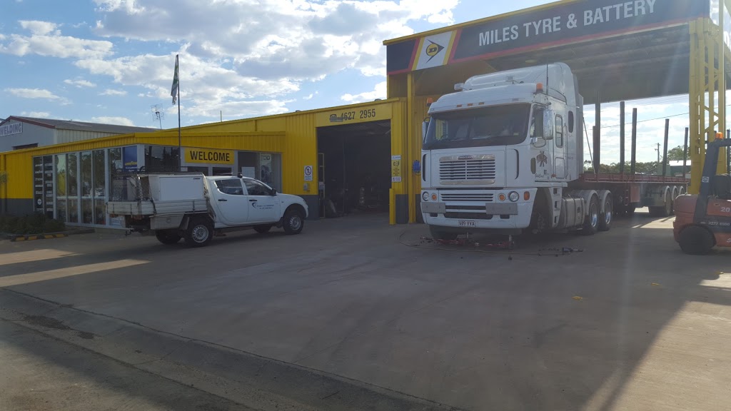 Miles Tyre & Battery | car repair | 152 Dawson St, Miles QLD 4415, Australia | 0746272955 OR +61 7 4627 2955