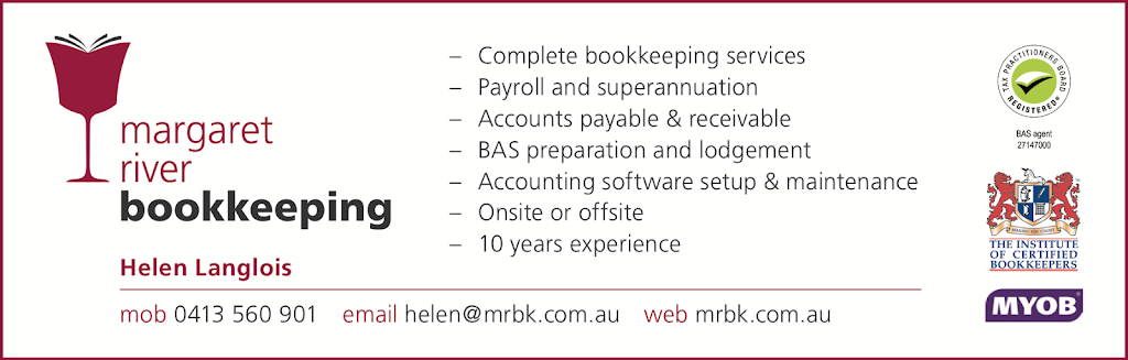 Margaret River Bookkeeping | accounting | 31 Bussell Hwy, Margaret River WA 6285, Australia | 0413560901 OR +61 413 560 901