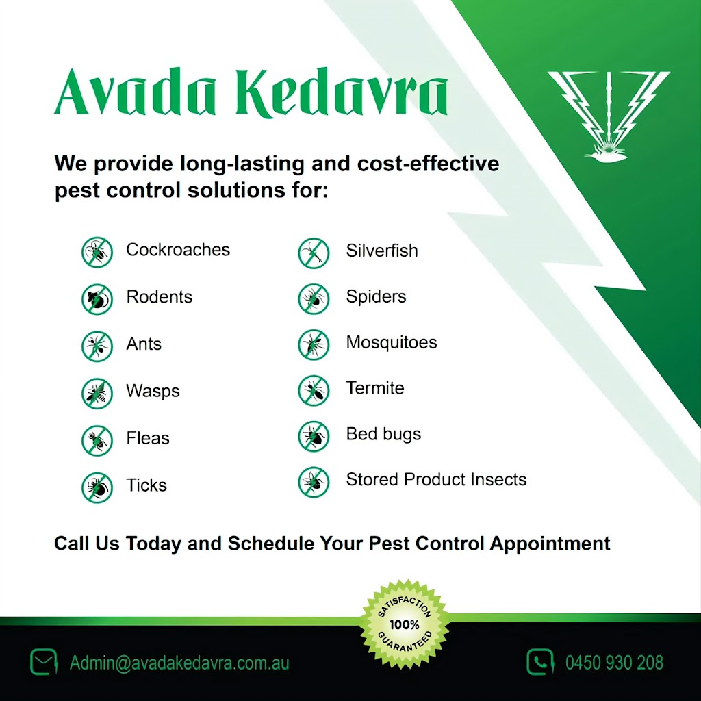 Avada Kedavra Pest Control | 165 Ahern Rd, Pakenham VIC 3810, Australia | Phone: 0450 930 208