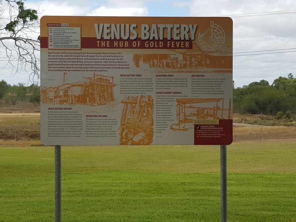 Charters Towers Venus Gold Battery | tourist attraction | Millchester Rd, Millchester QLD 4820, Australia | 0401666441 OR +61 401 666 441