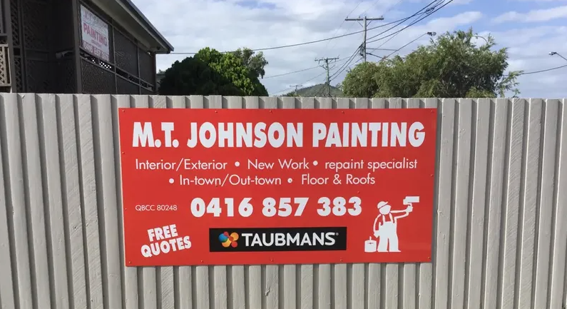 Johnson M T Painting | 397 Dean St, Frenchville QLD 4701, Australia | Phone: 0416 857 383