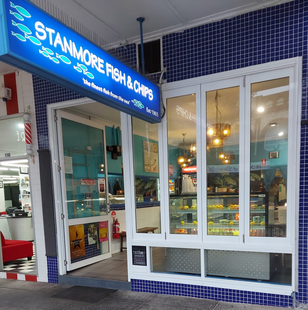 Stanmore Fish & Chips | restaurant | 108 Percival Rd, Stanmore NSW 2048, Australia | 0295682679 OR +61 2 9568 2679