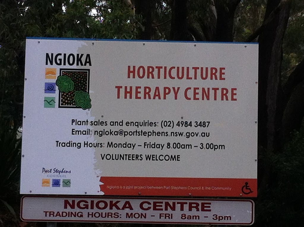 Ngioka Horticulture Therapy Centre |  | 12 Dixon Dr, Nelson Bay NSW 2315, Australia | 0249843487 OR +61 2 4984 3487