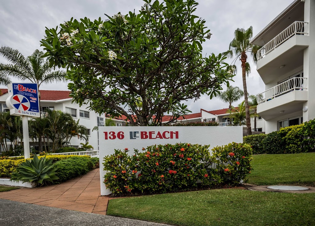 Le Beach Apartments | lodging | 136 The Esplanade, Burleigh Heads QLD 4220, Australia | 0755763777 OR +61 7 5576 3777