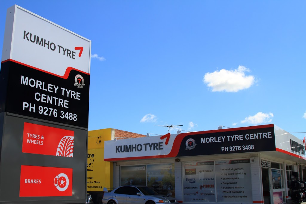 Morley Tyre Center - Kumho Platinum | car repair | 281 Walter Rd W, Perth WA 6062, Australia | 0892763488 OR +61 8 9276 3488