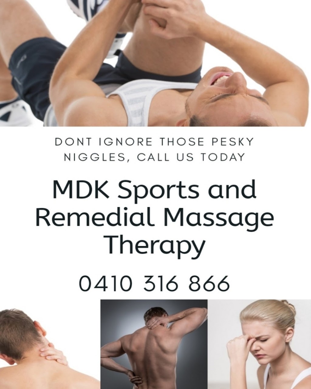 MDK Sports & Remedial Massage Therapy |  | 5 Pickering Pl, Kincumber NSW 2251, Australia | 0410316866 OR +61 410 316 866