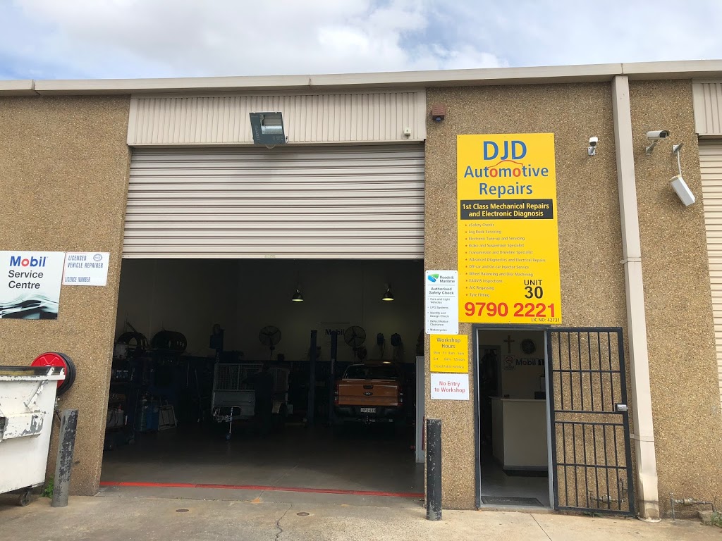 DJD Automotive Repairs | 30/398 Marion St, Condell Park NSW 2200, Australia | Phone: (02) 9790 2221