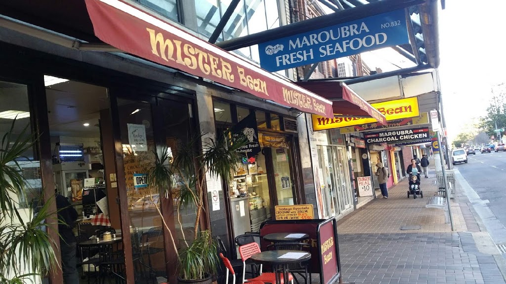 Mister Bean Cafe | cafe | 832 Anzac Parade, Maroubra NSW 2035, Australia | 0293445055 OR +61 2 9344 5055
