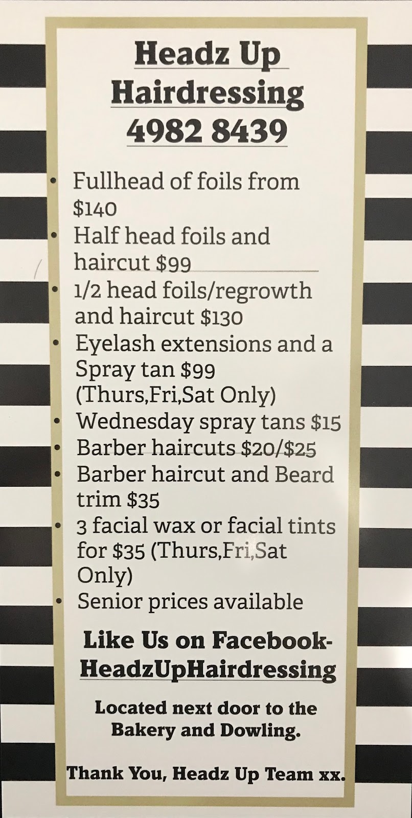 Headz Up Hairdressing Medowie | hair care | 6/37 Ferodale Rd, Medowie NSW 2318, Australia | 0249828439 OR +61 2 4982 8439