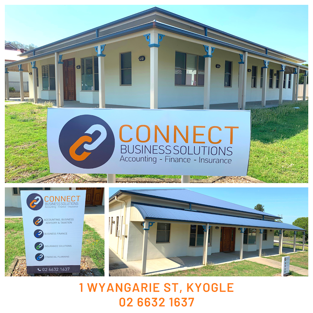 Connect Business Solutions - Accounting - Finance - Insurance | accounting | 1 Wyangarie St, Kyogle NSW 2474, Australia | 0266321637 OR +61 2 6632 1637