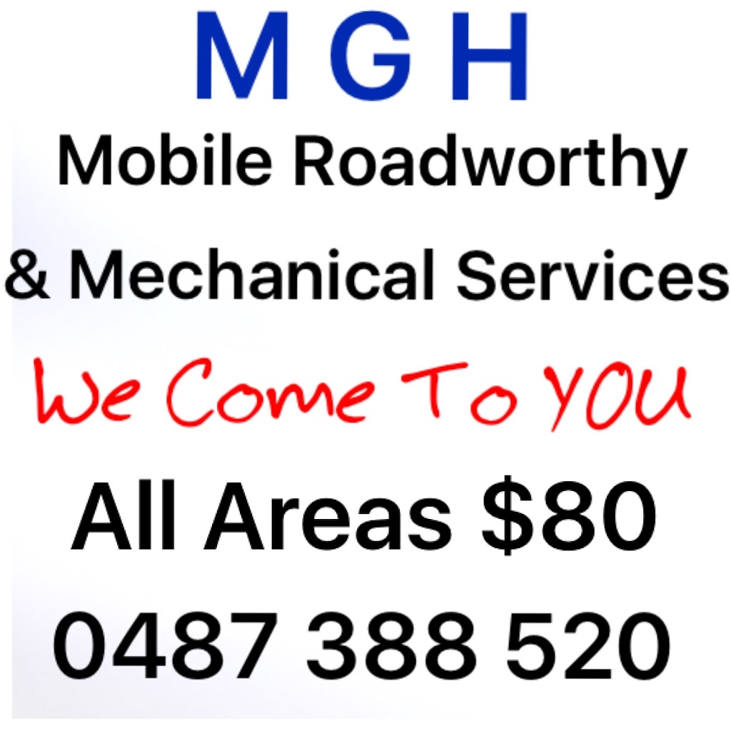 MGH Mobile Roadworthy & Mechanical Services | 6 Gympie St, Torbanlea QLD 4662, Australia | Phone: 0487 388 520