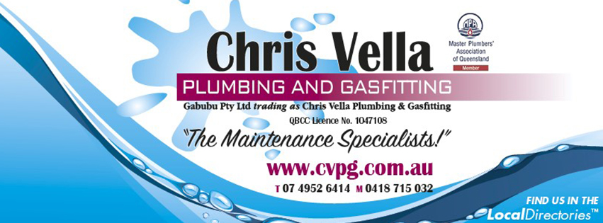 Chris Vella Plumbing and Gasfitting | plumber | Shed 3, 1 Woodman Parade, Mackay QLD 4740, Australia | 0749526414 OR +61 7 4952 6414