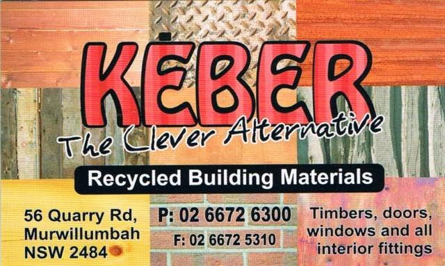 Keber Recycled Building Materials | 110 Quarry Rd, South Murwillumbah NSW 2484, Australia | Phone: (02) 6672 6300