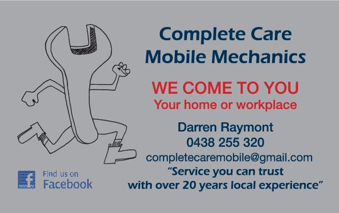 Complete Care Mobile Mechanics | 1525 Cooroy Belli Creek Rd, Ridgewood QLD 4563, Australia | Phone: 0438 255 320