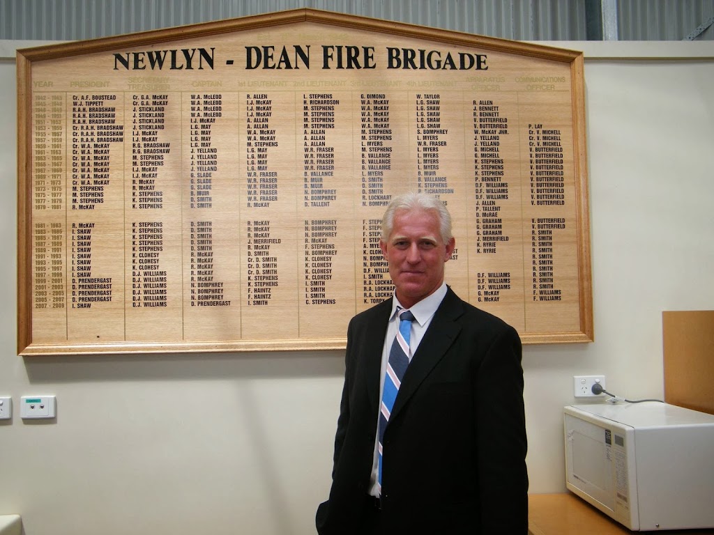 Newlyn - Dean CFA, Fire Station & Fire Brigade | fire station | 683 Dean-Newlyn Rd, Newlyn VIC 3364, Australia | 0353457533 OR +61 3 5345 7533