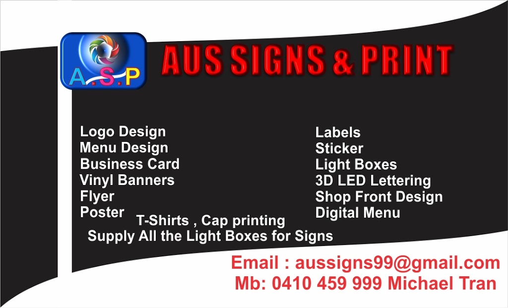 aus signs & print |  | 40 Harris St, St Albans VIC 3021, Australia | 0410459999 OR +61 410 459 999