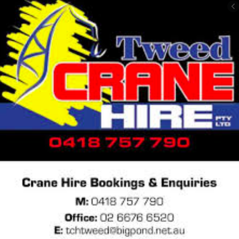 Tweed Crane Hire Pty Ltd |  | 19 Morton St, Chinderah NSW 2487, Australia | 0418757790 OR +61 418 757 790